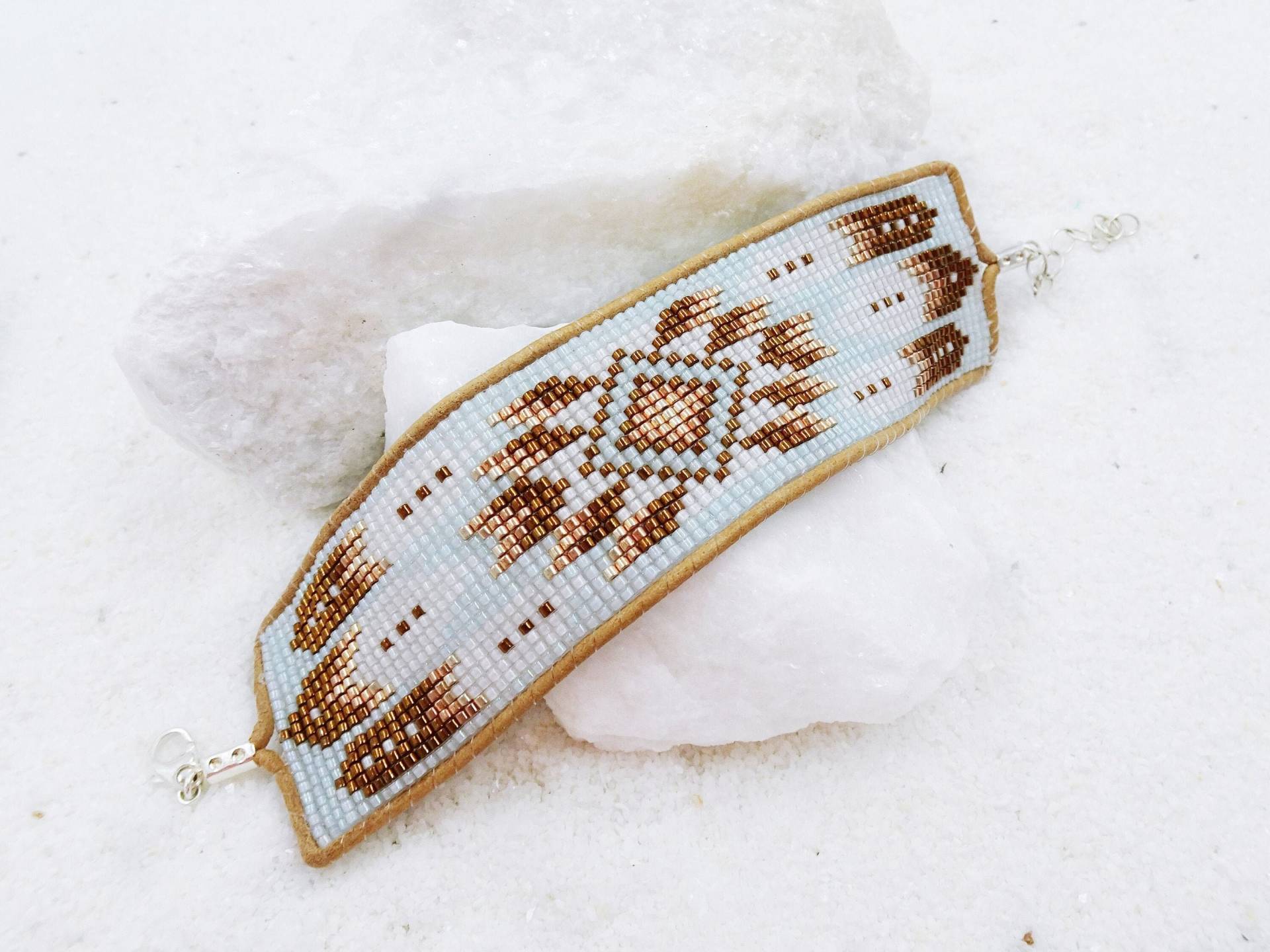 Armband Ethno Look Pastellfarben von VoegelchenShop