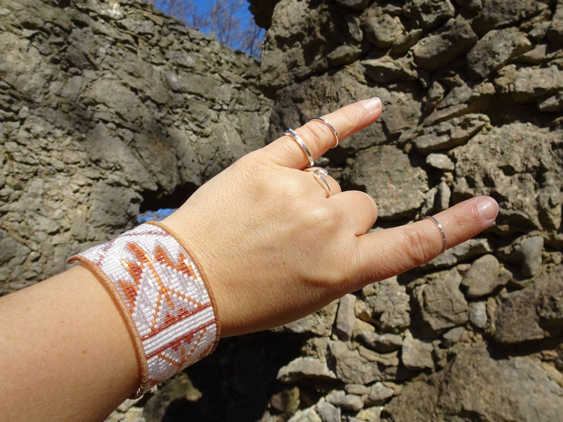 Armband Ethno Mocha Mousse von VoegelchenShop