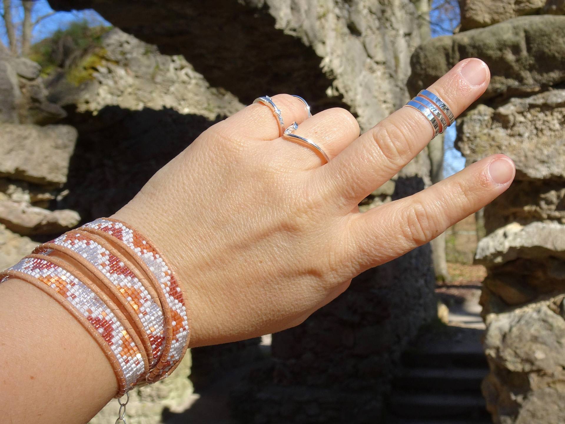 Armband Ethno Mocha Mousse von VoegelchenShop