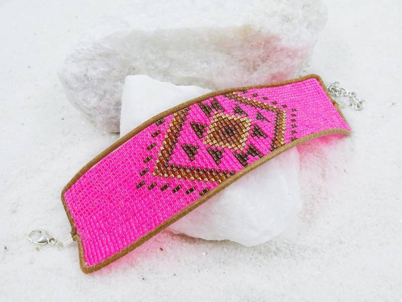 Armband Ethno Pink von VoegelchenShop