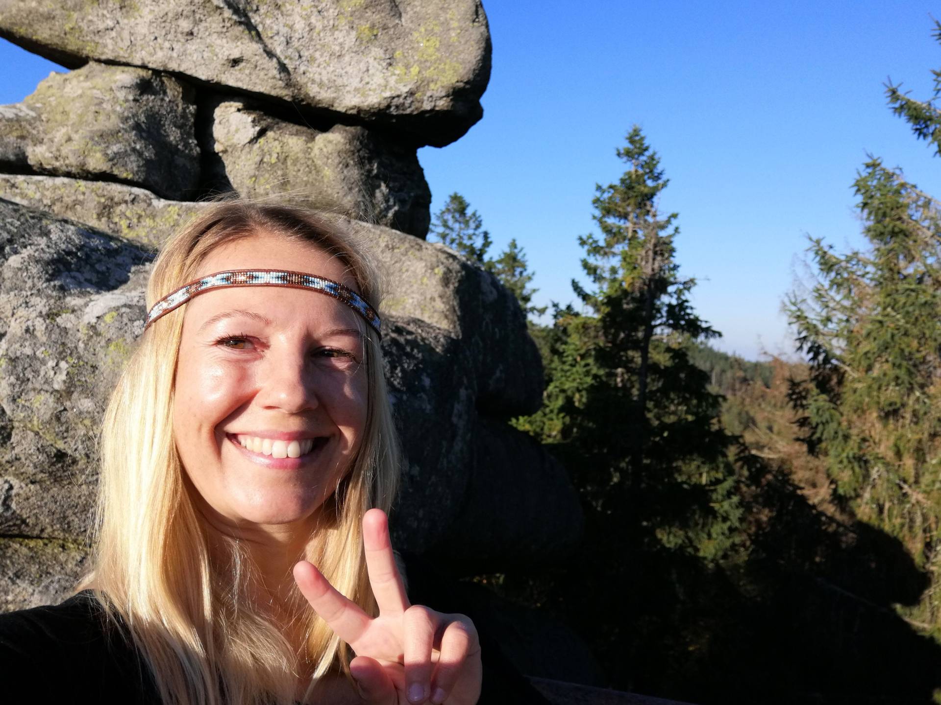 Haarband Ethno Türkis von VoegelchenShop