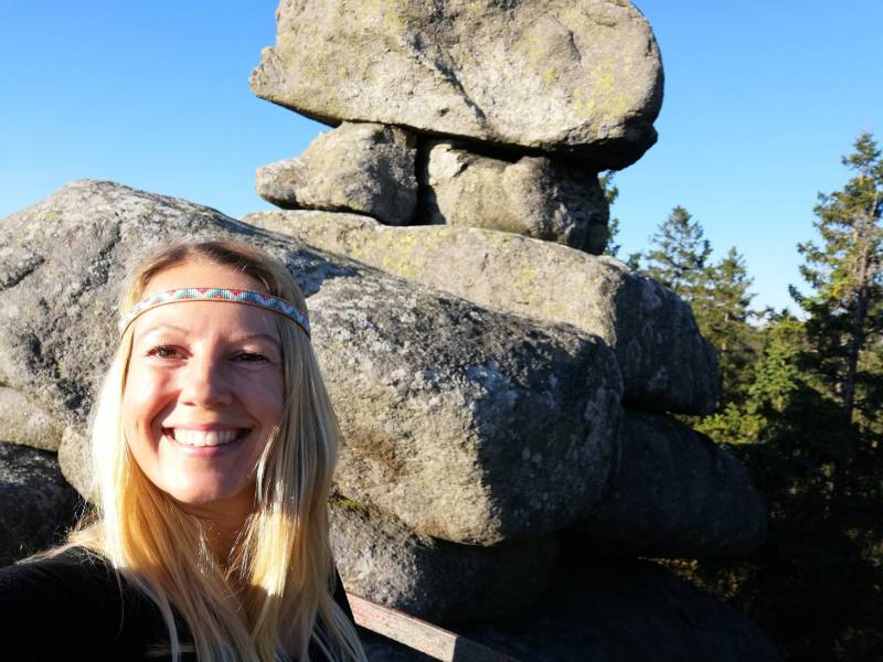 Haarband Hippie Smaragdgrün von VoegelchenShop