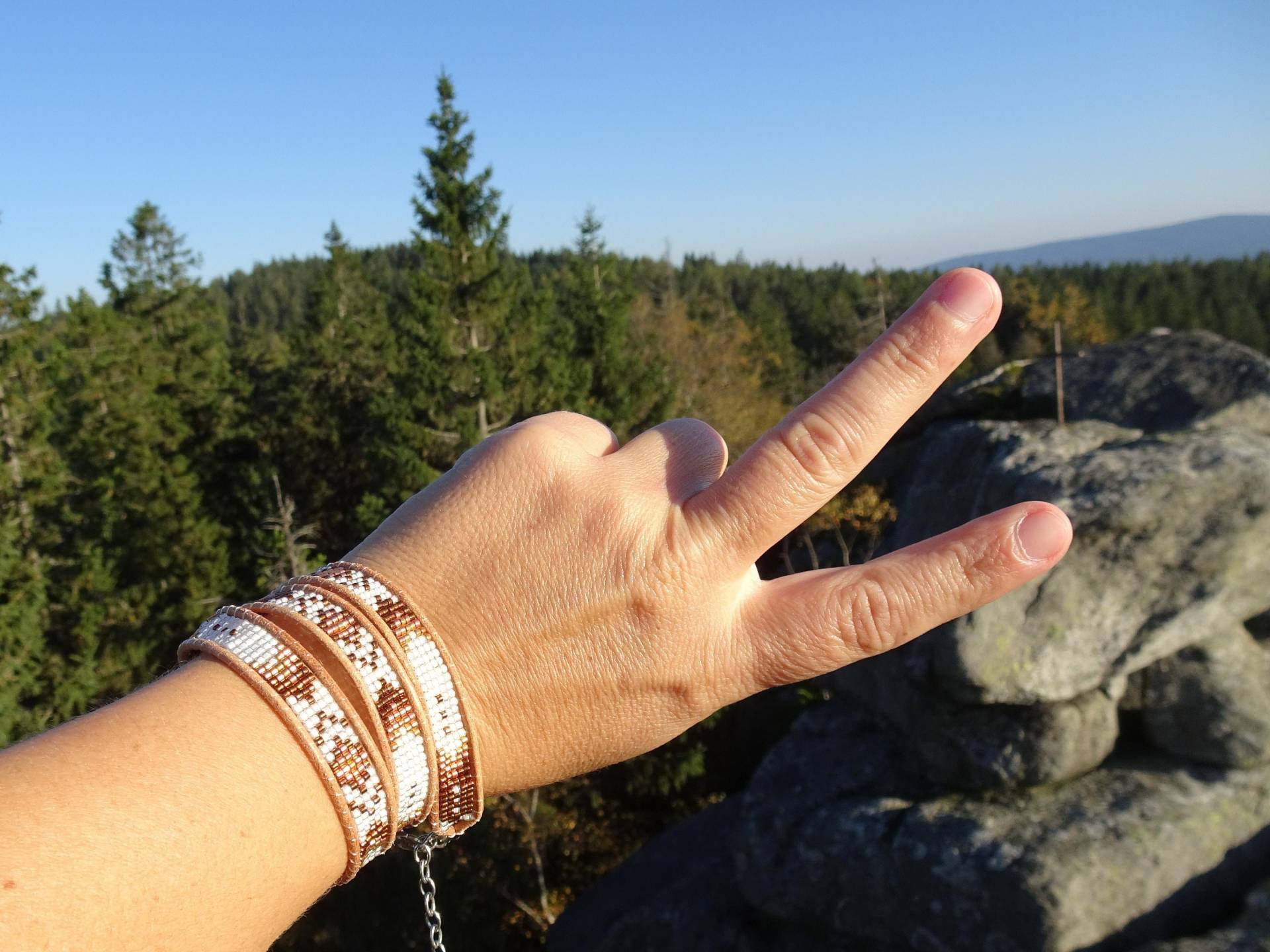 Wickelarmband Ethno Pastell von VoegelchenShop