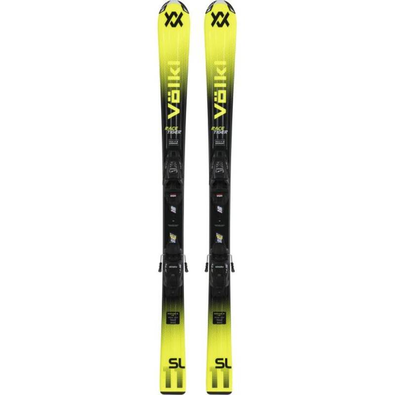 Völkl Racetiger JR yellow + 4.5 VMOT JR Kinderski und Bindung 110 cm von Völkl