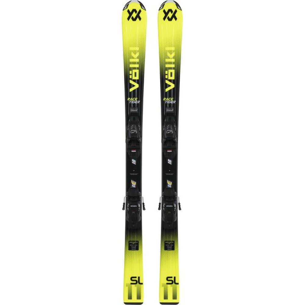 Völkl Racetiger JR yellow + 4.5 VMOT JR Kinderski und Bindung 90 cm von Völkl