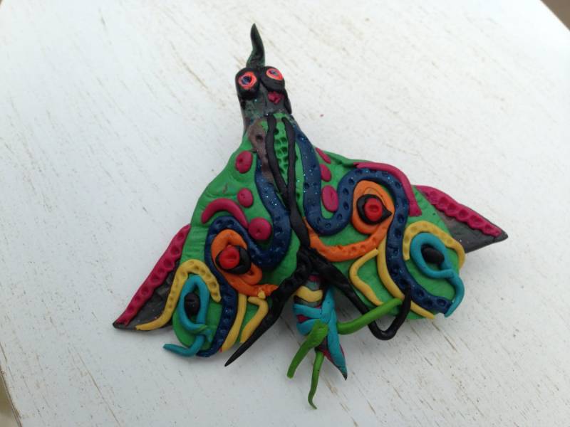 Verrückte Schmetterling Brosche. Handgemachte Original, Bunten Polymer Clay. Einzigartig Und Spaß Verrückte Schmetterling Brosche. Handgemachte Original, Bunten Polymer Clay. Einzigartig Und Spaß von VogaVonHearl