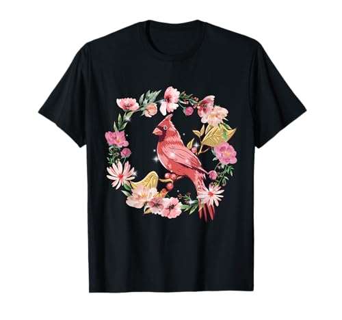 Natur Blume Kind Vogel Blumen Vögel T-Shirt von Vogel Natur Blumen Frühling Kind