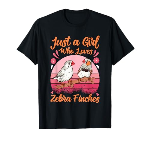 Nur EIN Mädchen das Zebrafinken liebt Vogelfreund Girls T-Shirt Nur EIN Mädchen das Zebrafinken liebt Vogelfreund Girls T-Shirt von Vogelliebhaber Geschenk Vogelfreund Zebra Finken