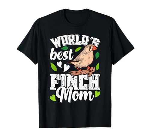 Weltbeste Finken Mama Best Finch Mom Finkenvogel Zebrafinken T-Shirt Weltbeste Finken Mama Best Finch Mom Finkenvogel Zebrafinken T-Shirt von Vogelliebhaber Geschenk Vogelfreund Zebra Finken