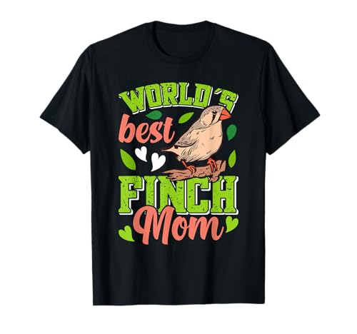 Weltbeste Finken Mama best Finch Mom Finkenvogel Zebrafinken T-Shirt Weltbeste Finken Mama best Finch Mom Finkenvogel Zebrafinken T-Shirt von Vogelliebhaber Geschenk Vogelfreund Zebra Finken