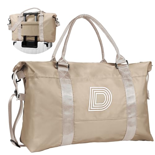 Vogewood Geschenke für Tochter, Reisetasche, Sporttasche, personalisierte Wochenendtasche mit Schultergurt, Monogramm, Übernachtungstasche, Geschenk für Freundin, Schwester, Frauen Geschenke, Khaki, D Vogewood Geschenke für Tochter, Reisetasche, Sporttasche, personalisierte Wochenendtasche mit Schultergurt, Monogramm, Übernachtungstasche, Geschenk für Freundin, Schwester, Frauen Geschenke, Khaki, D von Vogewood