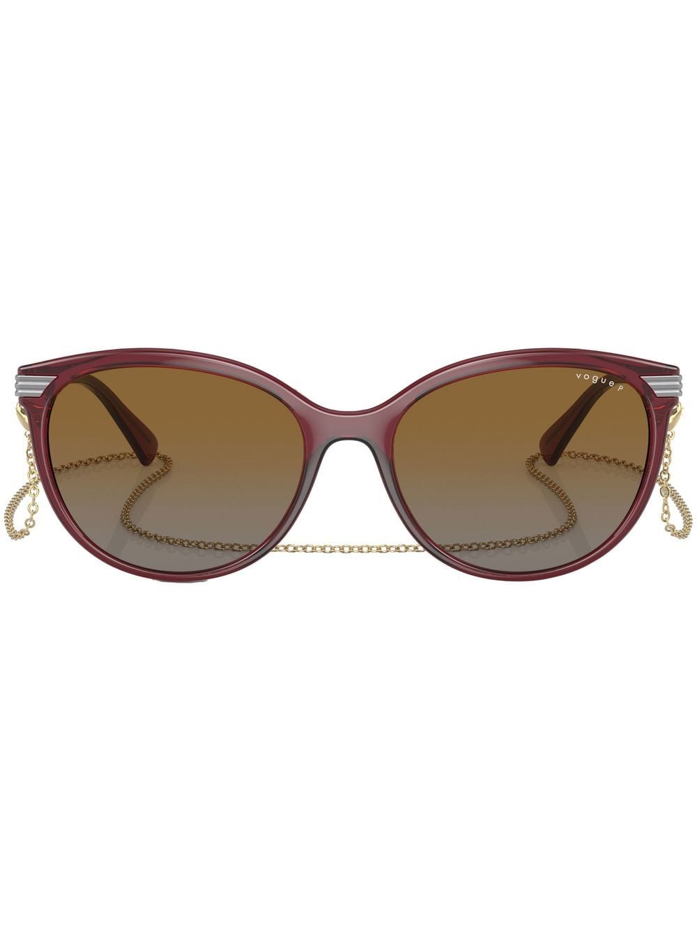 Vogue Eyewear Sonnenbrille mit rundem Gestell - Rot von Vogue Eyewear