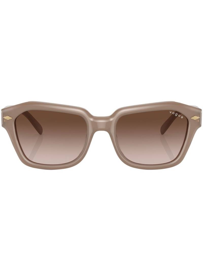 Vogue Eyewear Sonnenbrille mit Logo-Print - Braun von Vogue Eyewear