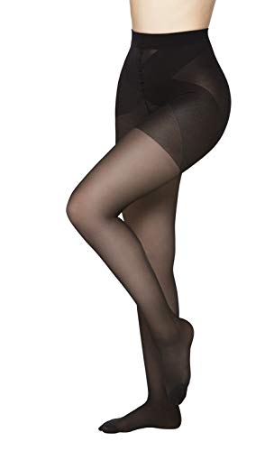 Vogue Curvy 20 Den Transparente Strumpfhose Grosse Grössen/Plus Size Matt, 1 Paar, Schwarz Gr. 44-48 von Vogue