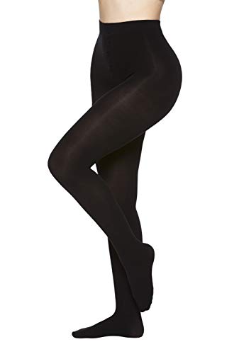 Vogue Curvy 60 Den Blickdichte Strumpfhose Grosse Grössen/Plus Size Matt, 1 Paar, Schwarz Gr. 44-48 von Vogue