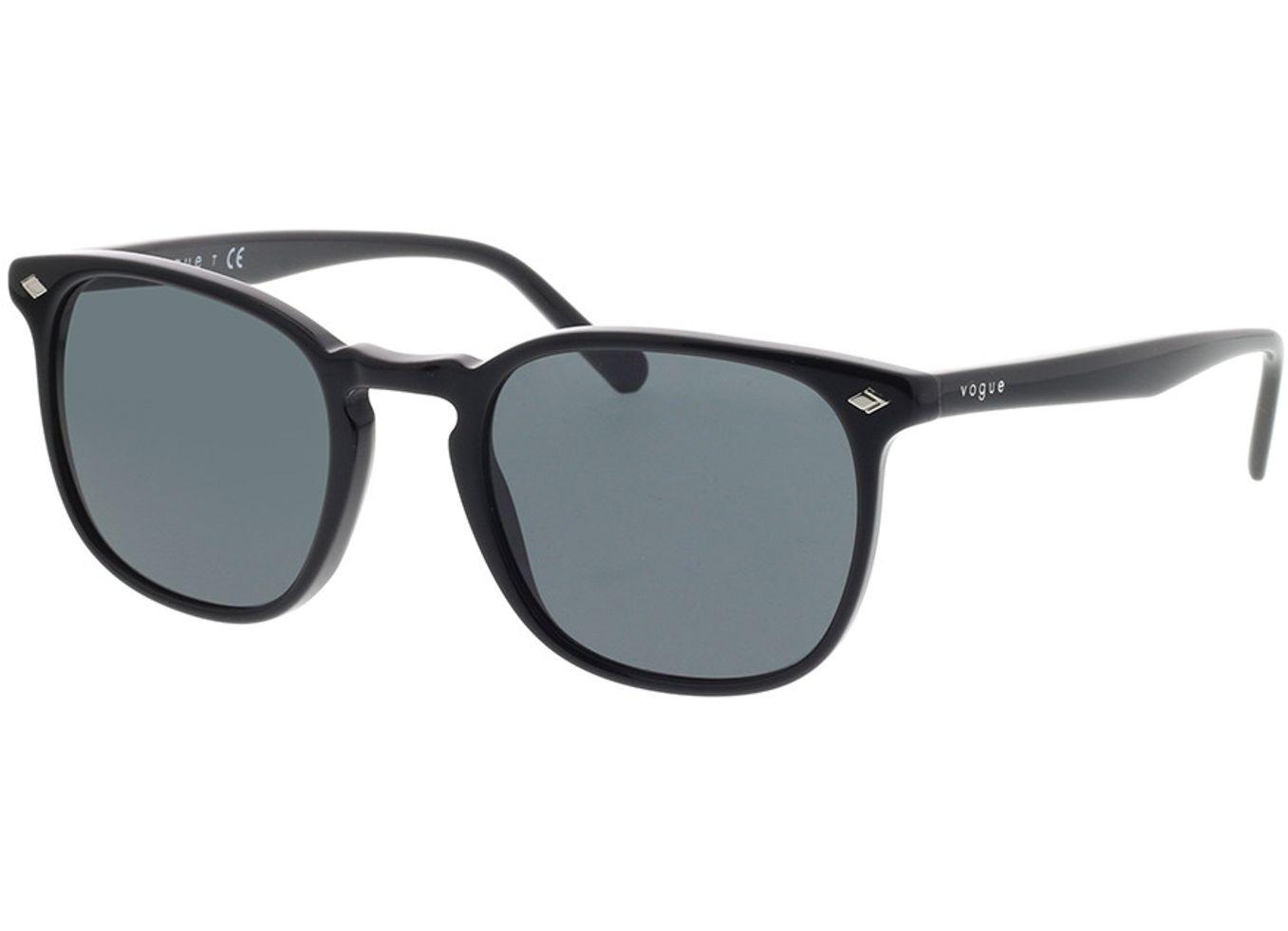 Vogue VO5328S W44/87 49-20 Sonnenbrille mit Sehstärke erhältlich, Damen, Vollrand, Eckig von Vogue