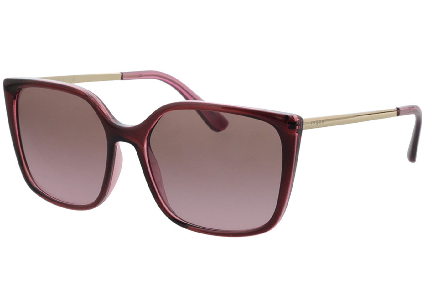 Vogue VO5353S 287314 54-16 Sonnenbrille mit Sehstärke erhältlich, Damen, Vollrand, Eckig von Vogue