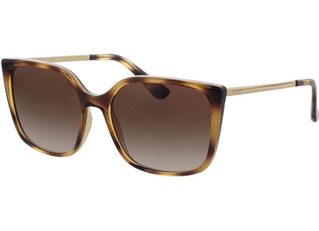 Vogue VO5353S W65613 54-16 Sonnenbrille mit Sehstärke erhältlich, Damen, Vollrand, Eckig von Vogue