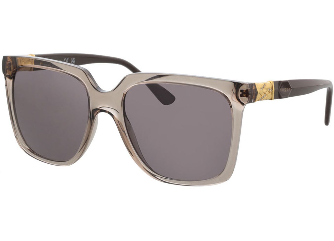 Vogue VO5476SB 29407N 54-17 Sonnenbrille mit Sehstärke erhältlich, Damen, Vollrand, Eckig von Vogue