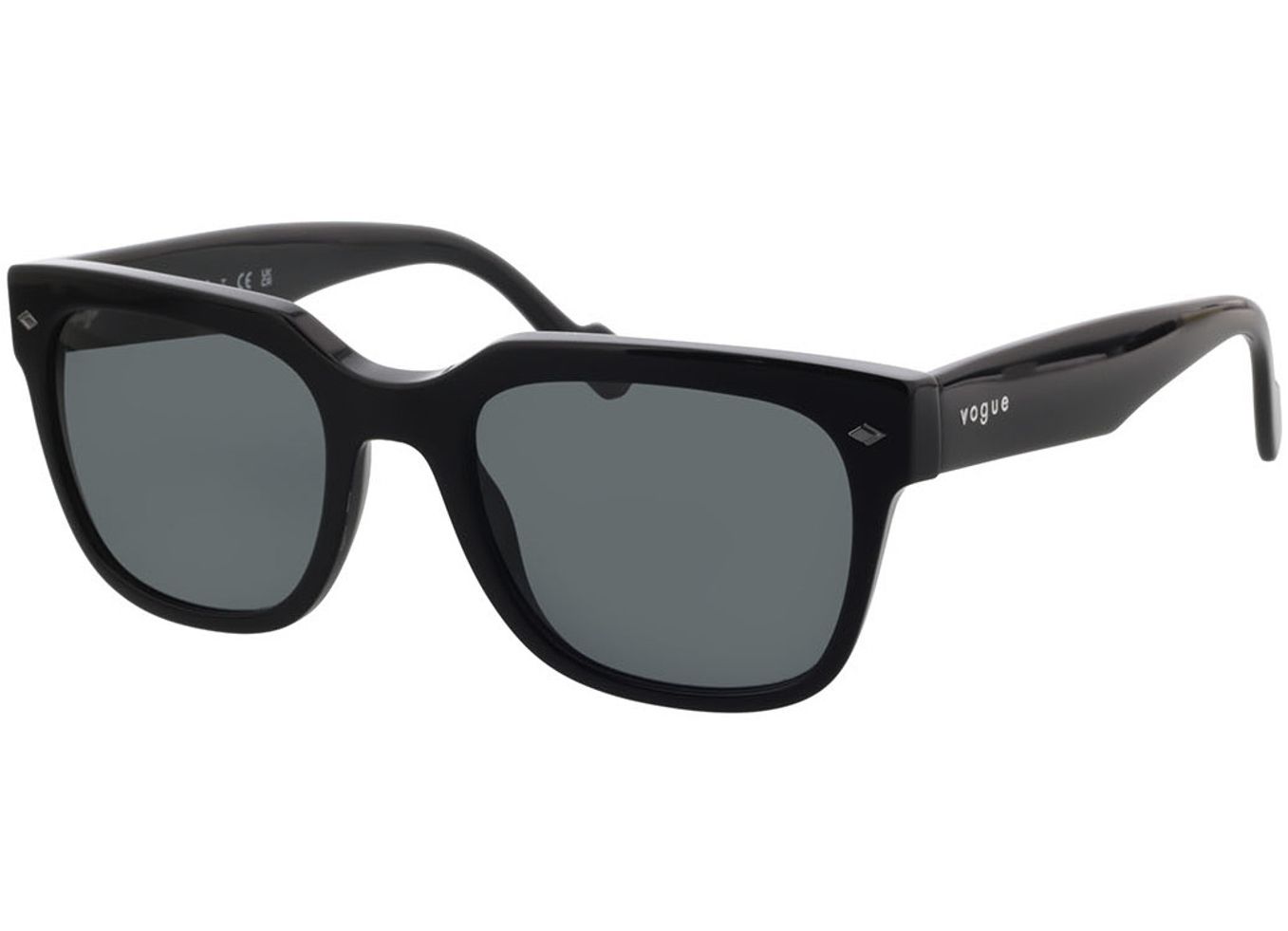 Vogue VO5490S W44/87 54-21 Sonnenbrille mit Sehstärke erhältlich, Herren, Vollrand, Eckig von Vogue