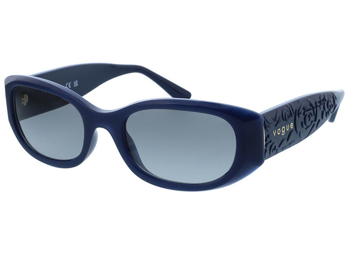 Vogue VO5525S 309511 52-19 Sonnenbrille mit Sehstärke erhältlich, Damen, Vollrand, Rechteckig von Vogue