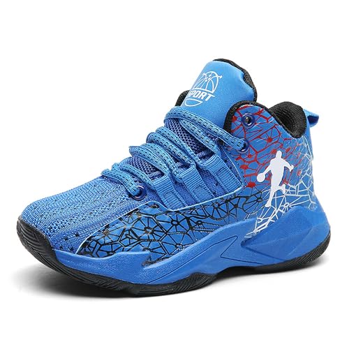 Voguerra Klassische Basketballschuhe for Kinder Basketball-Fans(Blue,38 EU) von Voguerra