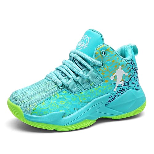 Voguerra Klassische Basketballschuhe for Kinder Basketball-Fans(Green,39 EU) von Voguerra