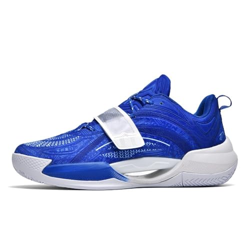 Voguerra Unisex Basketballschuhe Outdoor Laufschuhe Atmungsaktive Mesh-Trainingssportschuhe Basketball-Fans(Blue,42 EU) von Voguerra