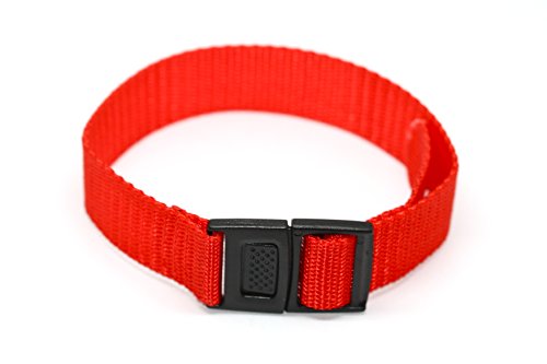 Vintage Retro 18 mm Nylon rot rutschfest durch einem Stück Armbanduhr Band von Voguestrap