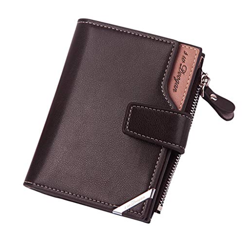 Vohiko Geldbörse Herren Klein Leather Portemonnaie Damen mit Münzfach Kartenhalter Portmonee Brieftasche Kreditkartenetui Geldbeutel Wallet von Vohiko