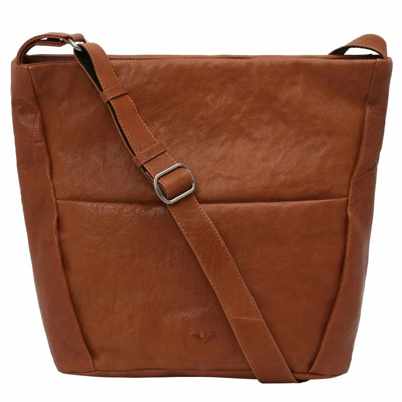 VOi-Design Dakota Barbara Umhängetasche 30 cm - Cognac von Voi