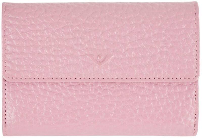 Voi - VOI Damenbörse mit RFID-Schutz echt Rindleder rose Rose von Voi