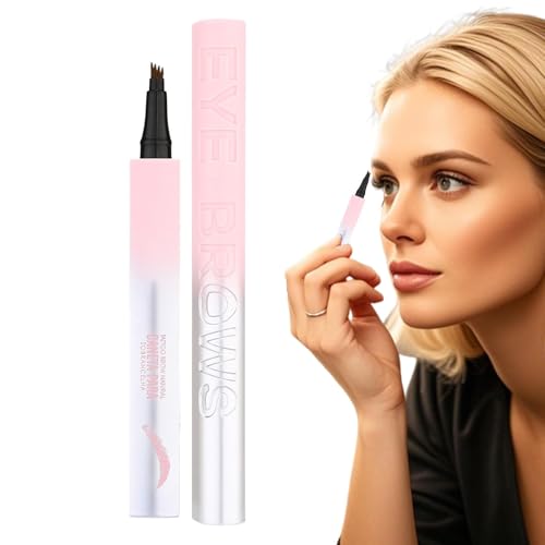 Brow Definer Pencil, 4-Tip Pen Makeup Pencil Eyebrow Contouring, Gathering Commuting Women Brow Definer Cosmetics for Wife, Girlfriend von Voihamy