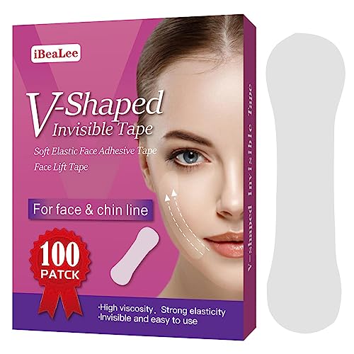 Facelift-Tape | Wasserdichtes, unsichtbares Facelifting-Klebeband - Hochelastische Facelift-Bänder und -Bänder, 100 Stück Gesichtslifting-Klebeband, geheime Make-up-Aufkleber für Voihamy von Voihamy