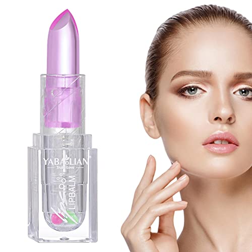 Farbwechselnder Lipgloss,Langanhaltende Lippenpflege Plumper Lip Balm - Feuchtigkeitscreme Magische Temperatur Farbwechsel Lipgloss Glänzendes Make-up Voihamy von Voihamy