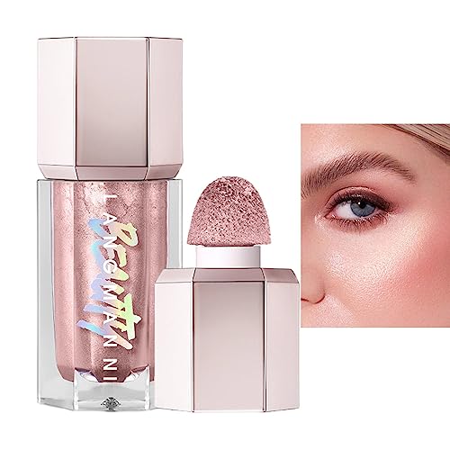 Highlight-Make-up-Flüssigkeit,Liquid Luminizer Shimmer Stick Langlebig | Glatter Glitzer und leichter flüssiger Highlighter, wasserfestes, natürlich leuchtendes Make-up für Mädchen und Frauen Voihamy von Voihamy