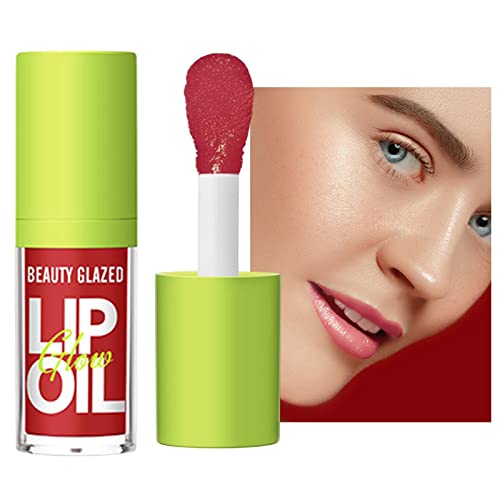 Lippenglanzöl - Feuchtigkeitsspendendes Lip Oil Gloss - Lippenbalsam, Lippenpflege, transparentes Lippenöl, lang anhaltendes, nährendes, reparierendes Lippenglanzöl, nicht klebrig, glitzernde, Voihamy von Voihamy