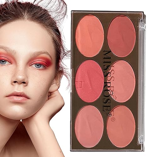 Make-up-Palette für Frauen - 3-in-1-Gesichts-Camouflage-Konturpalette mit langanhaltender Wirkung - 6-Farben-Concealer-Palette, vollständig abdeckendes Make-up für die Haut, Voihamy von Voihamy