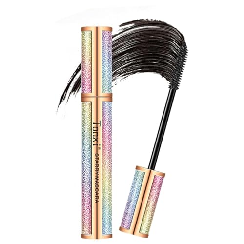 Mascara Black Volumen und Länge,Wischfeste Augen-Mascara - Starry Sky Mascara, wasserfestes Schönheits-Make-up-Set für natürliches Aussehen und voluminöses Augen-Make-up Voihamy von Voihamy