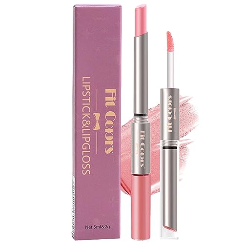 Matter Lippenfleck - Langanhaltender Essence Lipgloss 2 in 1 - Nicht verblassende Lippenglasur, feuchtigkeitsspendender, mattierter Antihaft-Lippenstift für Frauen und Mädchen, den Sie den Voihamy von Voihamy