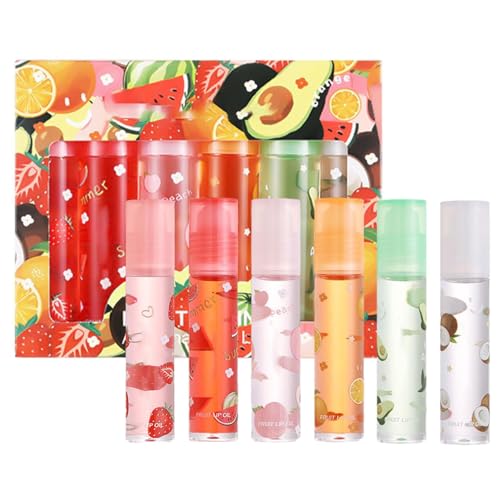 Rollerball-Lippenöl - Transparent duftendes Lippenöl für pflegende Lippen - Kosmetik für junge Mädchen für Dating, Reisen, Zuhause, Arbeiten, Einkaufen, Treffen Voihamy von Voihamy