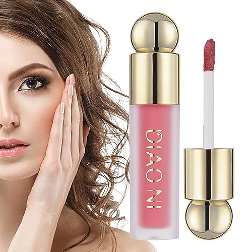 Rougestift,Soft Milk Blush Liquid Blush Matte Dewy Moisturizing Lightweight Cheek Tint | Schweißfestes, wasserfestes Gesichtsrouge, langanhaltendes Make-up-Rouge für Frauen und Mädchen Voihamy von Voihamy