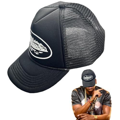 Taillierte Baseballkappe, for Corteiz Caps Hut, Für Corteiz Baseballmütze Hut, Hip-Hop Snapback Kappen, Sommerlicher Atmungsaktiver Lässiger Sonnenhut, Unisex Golfkappen Baseballmütze von Voihamy