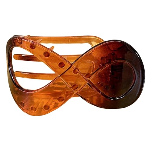 Twist Clips, Acryl Kopfbedeckung Haarklammer Haarspangen Damen Rückenplatte Mode Styling Zubehör Starker Halt Rutschfester Griff Clip für langes Haar von Voihamy