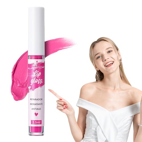 Wasserfester Lipgloss | Wasserfester, hochpigmentierter flüssiger Lippenstift für Frauen - Langlebige Kosmetik als Geschenk zum Valentinstag, tragbares Make-up für Dating, Feiertagsparty Voihamy von Voihamy