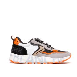 Voile Blanche Club Sneakers Aus Schwarzem Technischen Stoff Und Grauem Wildleder von Voile blanche