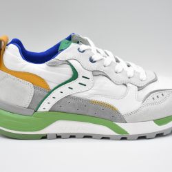 Voile Blanche Herren-schnürschuhe In Grün-ocker von Voile blanche