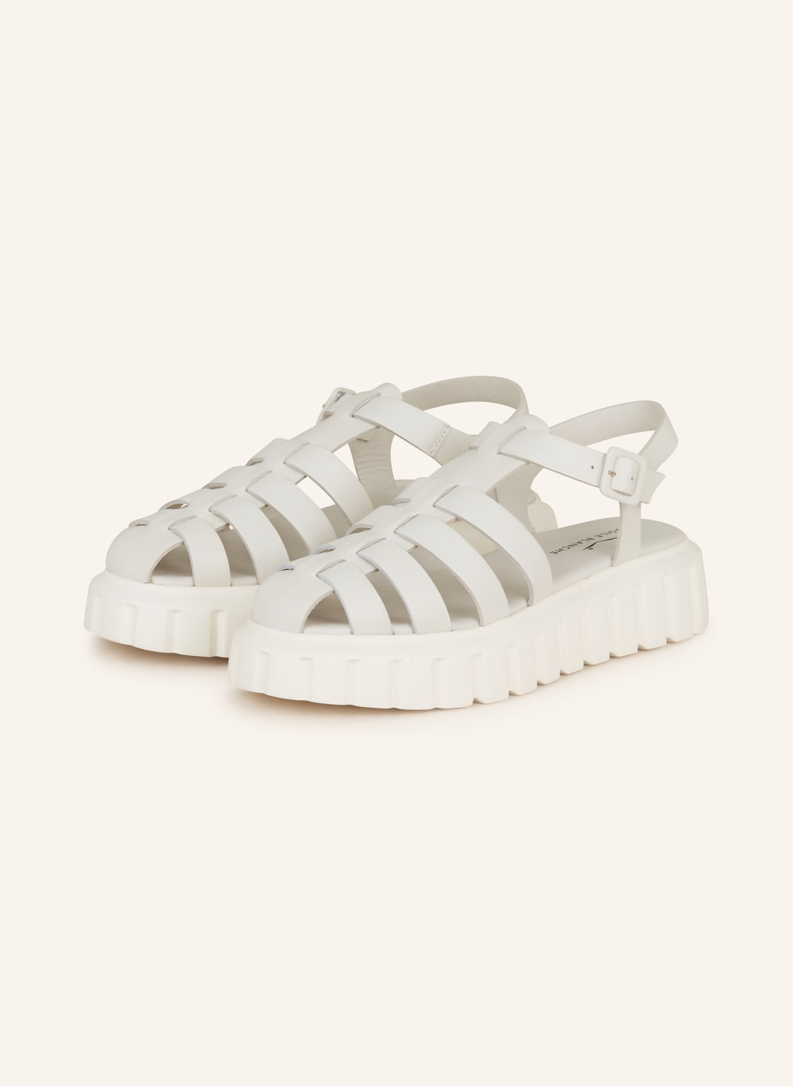 Voile Blanche Plateau-Sandalen Grenelle weiss von Voile blanche