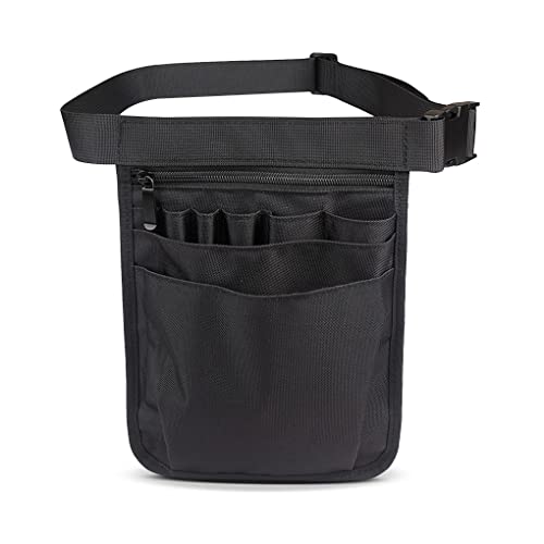 Vokmon Krankenschwester Gürteltasche, Multifunktionale Aufbewahrungstasche, Praktische Gürteltasche Für Frauen Männer, Schwarz, Nylon, Wasserdicht, Verstellbarer Gürtel, 25 cm x 18 cm Vokmon Krankenschwester Gürteltasche, Multifunktionale Aufbewahrungstasche, Praktische Gürteltasche Für Frauen Männer, Schwarz, Nylon, Wasserdicht, Verstellbarer Gürtel, 25 cm x 18 cm von Vokmon