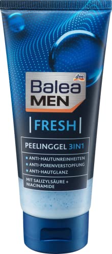 Männer Peelinggel - Gesichtsreinigung - Mit Salizylsäure + Niacinamide - Anti-Porenverstopfung - Anti-Hautunreinheiten - Für jeden Hauttyp - 100 ml von Volans